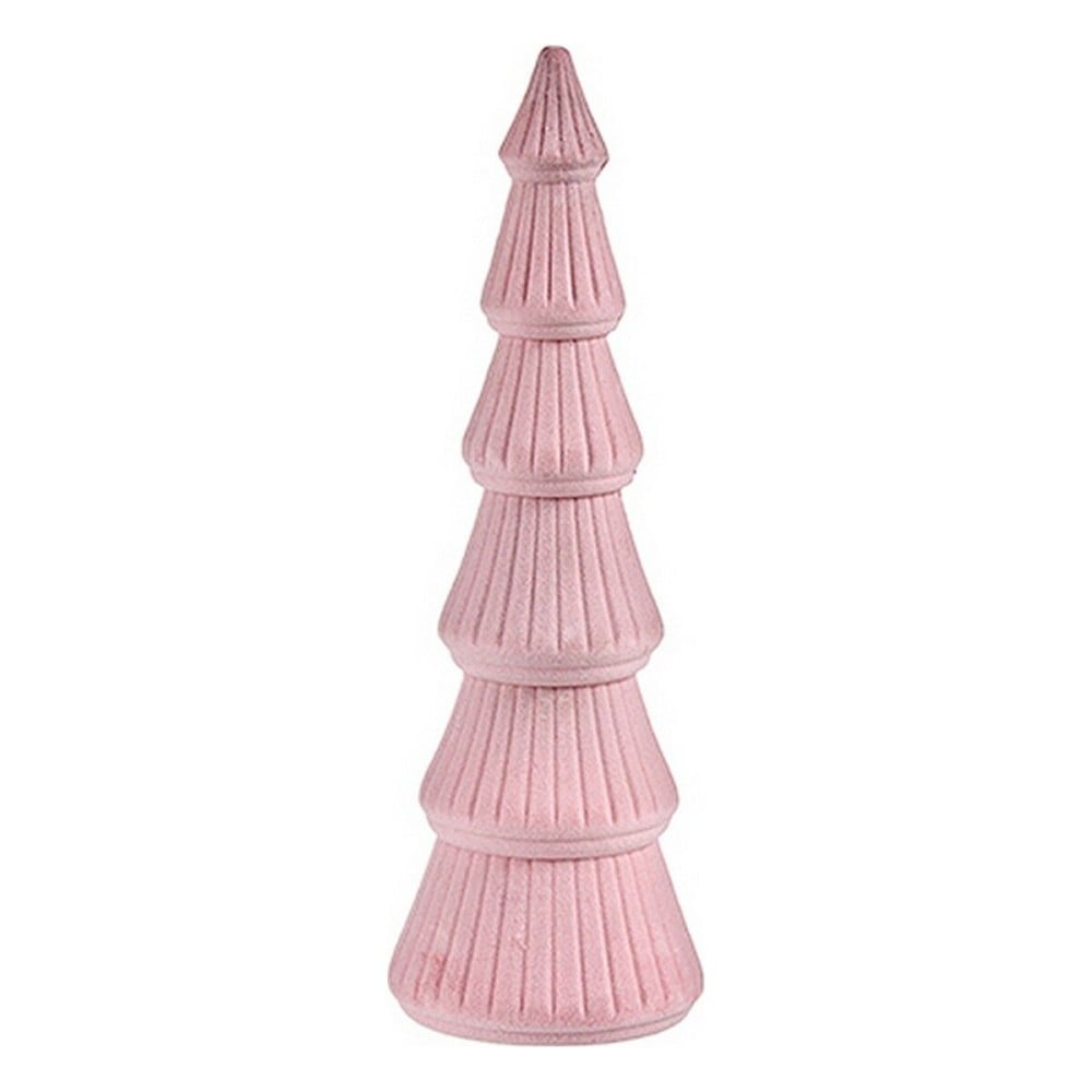 Weihnachtsbaum Krist+ OT22046-4P OT22046-4P Rosa Samt Holz 12 x 34,5 x 12 cm