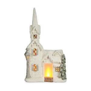 Decorative Figure Krist+ TG1909312-21 TG1909312-21 White House Christmas 11 x 53 x 28,5 cm LED Light