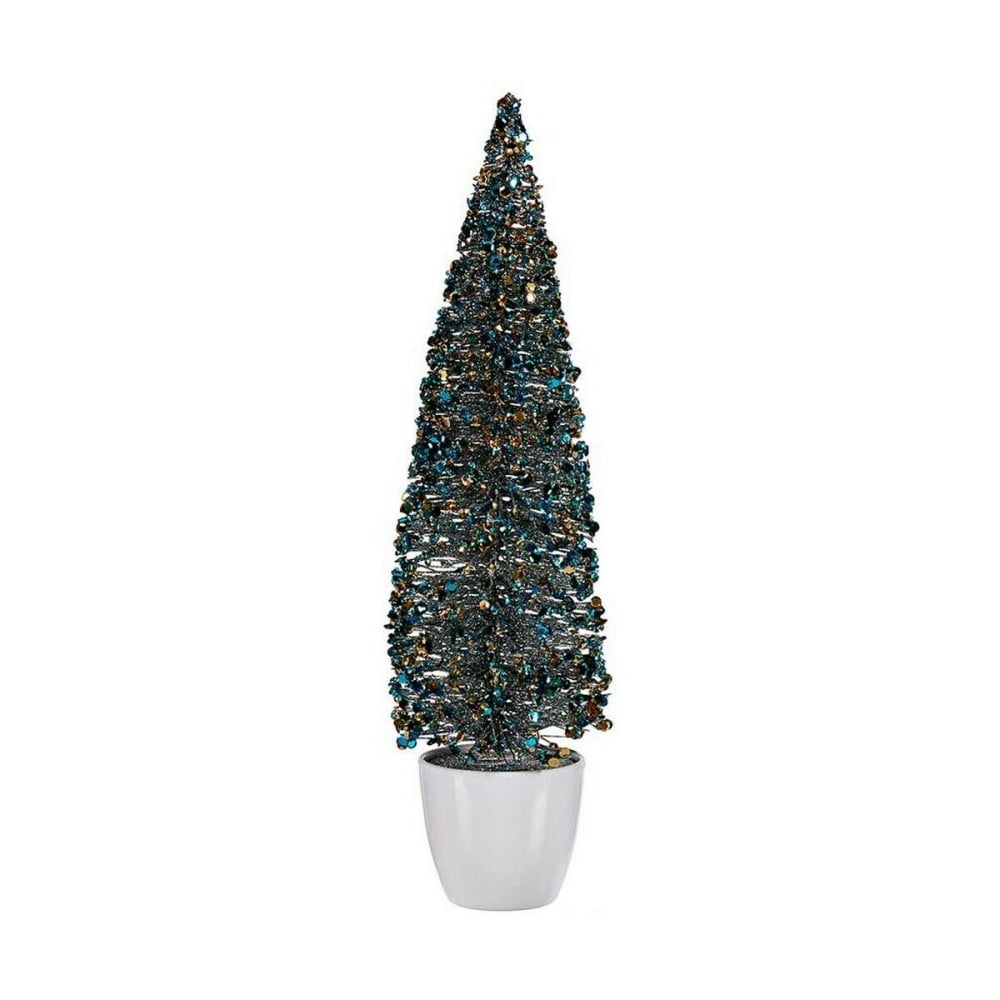 Sapin de Noël Krist+ 2402/15-2-6 2402/15-2-6 Bleu Doré Plastique 10 x 38 x 10 cm