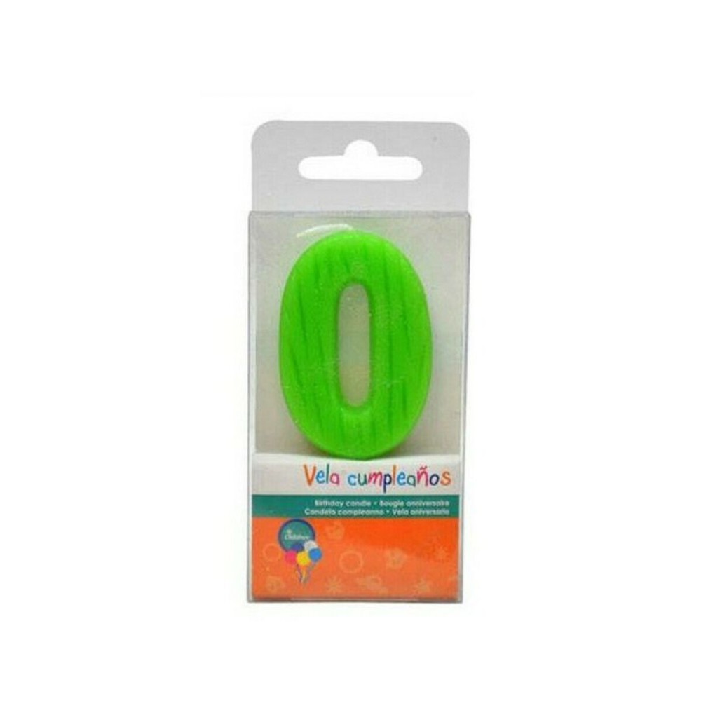 Candle CL14A125 CL14A125 Birthday Number 0 (12 Units)