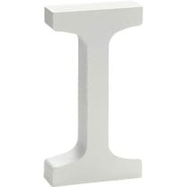 Wanddekoration Pincello 1711045 1711045 2 x 16 x 14,5 cm Buchstabe I (24 Stück)