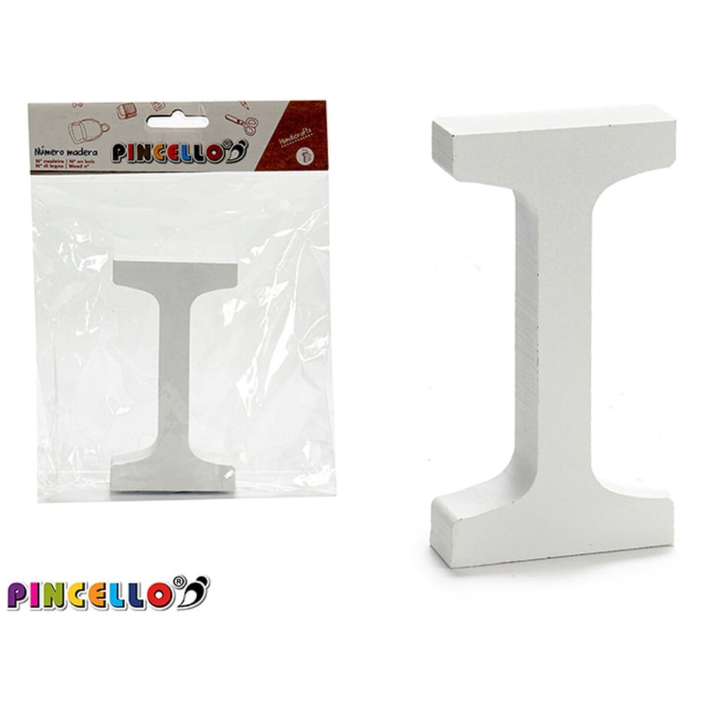 Décoration murale Pincello 1711045 1711045 2 x 16 x 14,5 cm Lettre I (24 Unités)