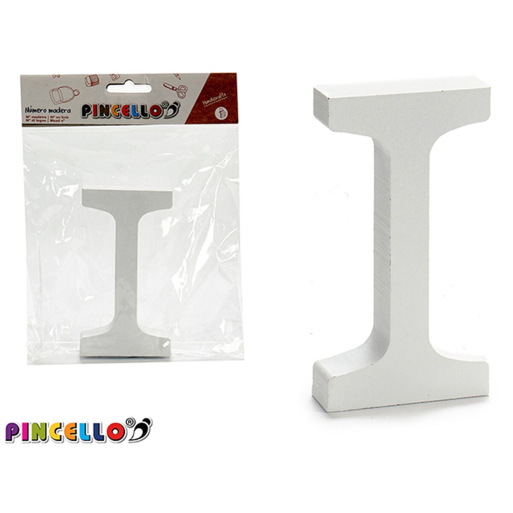Wanddekoration Pincello 1711045 1711045 2 x 16 x 14,5 cm Buchstabe I (24 Stück)