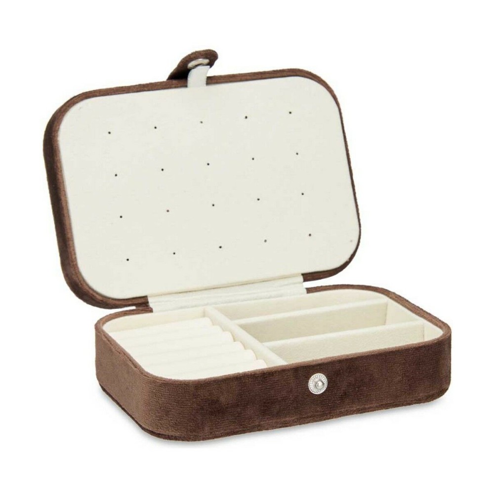 Box-Schmuckkästchen Gift Decor SM20211241 - BROWN SM20211241 - BROWN Braun Samt 16,2 x 6 x 11,5 cm (12 Stück)