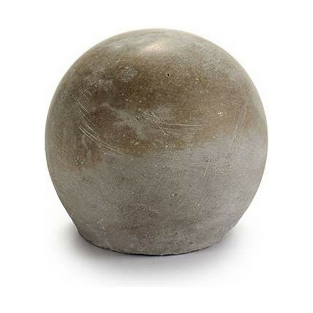 Decorative Figure Gift Decor CD36093-1 CD36093-1 Grey Ball 10 x 10 x 10 cm Cement (12 Units)