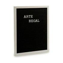 Painting Gift Decor 630001 630001 White Black 2,5 x 50,5 x 40,5 cm Panel 144 Letters (12 Units)