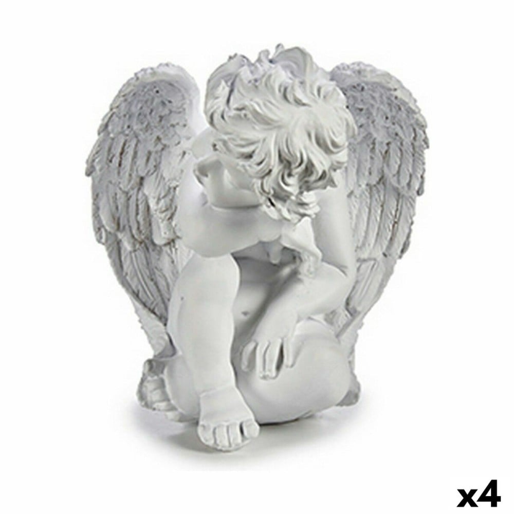 Deko-Figur Krist+ K1912597 K1912597 Weiß 24 x 27 x 28 cm (4 Stück)