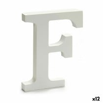 Buchstabe Pincello 1711006 F Weiß 1,8 x 21 x 17 cm (12 Stück)