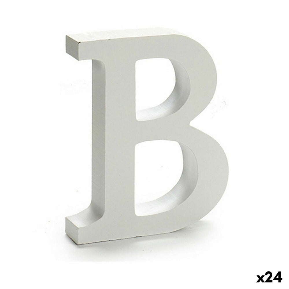 Letter Pincello 1711038 B White 2 x 16 x 14,5 cm (24 Units)