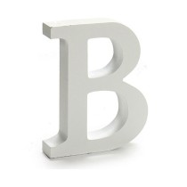Letter Pincello 1711038 B White 2 x 16 x 14,5 cm (24 Units)