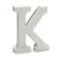 Letter Pincello 1711047 K White 2 x 16 x 14,5 cm (24 Units)