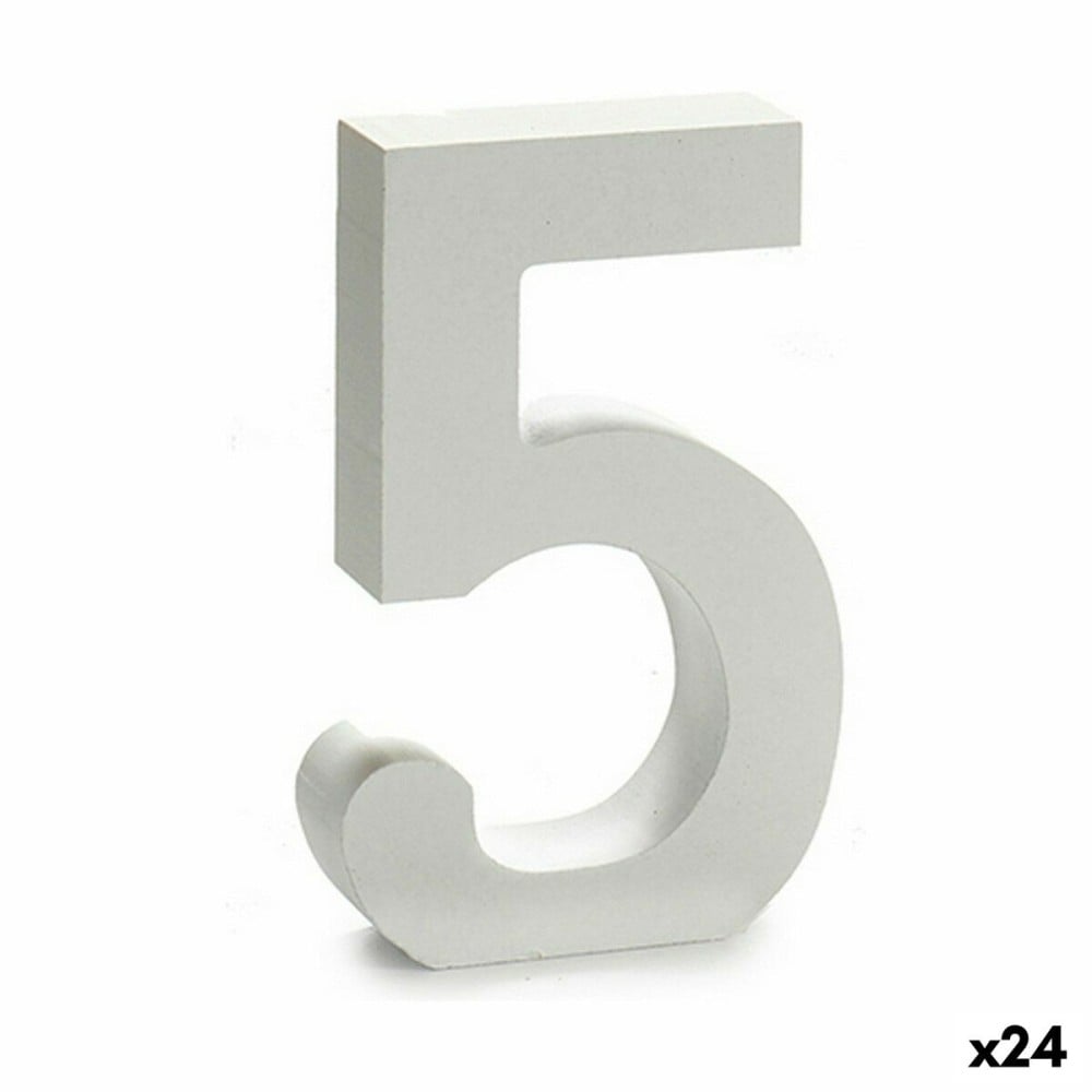 Numéro Pincello 1711068 5 Blanc 2 x 16 x 14,5 cm (24 Unités)