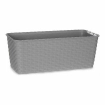 Blumenkasten Stefanplast 73660 73660 Grau Kunststoff 13 x 11 x 29 cm (12 Stück)