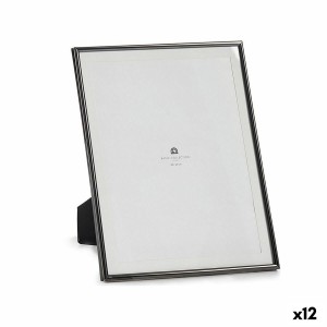Photo frame Gift Decor MS61001-MAT BLACK MS61001-MAT BLACK Black Crystal Steel (12 Units)