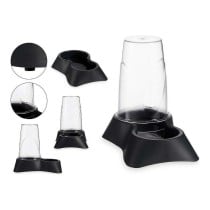 Mangeoir pour animaux Mascow 87847 87847 Transparent Anthracite polypropylène 650 ml 12,5 x 18 x 19 cm