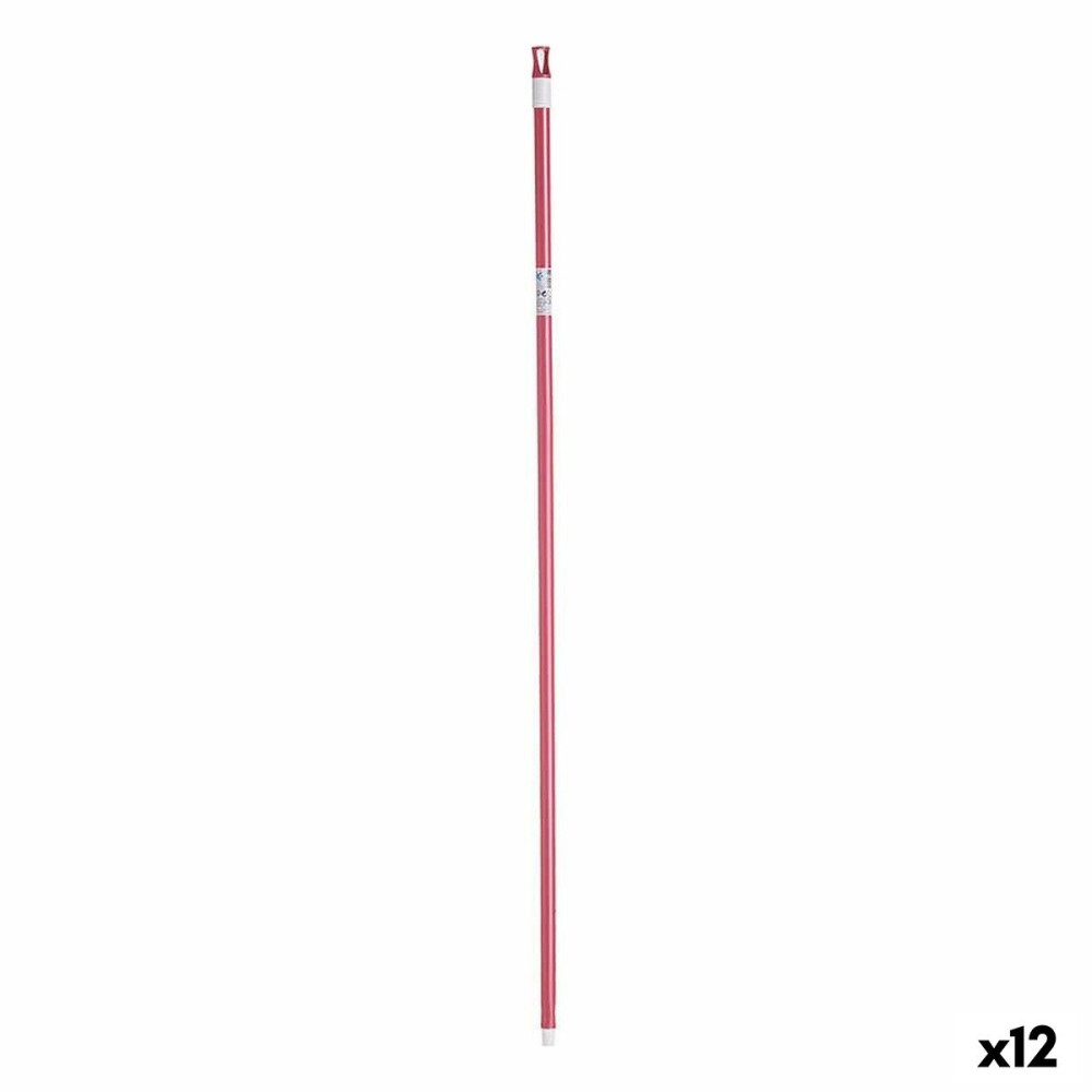 Besenstiel FSX13-3 FSX13-3 Rosa Metall 2,3 x 130 x 2,3 cm (12 Stück)