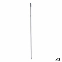 Besenstiel FSRNI13-2 FSRNI13-2 Grau Metall 2,3 x 130 x 2,3 cm Streifen (12 Stück)