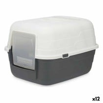 Katzentoilette Mascow 87952 87952 Grau Anthrazit Kunststoff 48 x 32 x 38 cm (12 Stück)