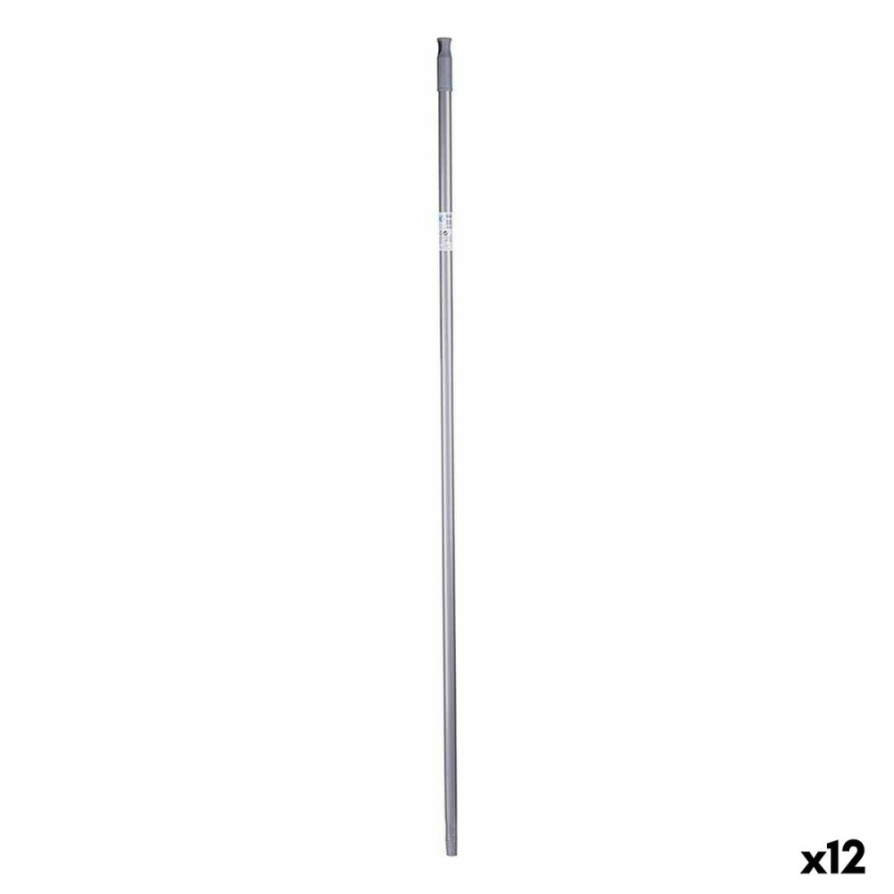 Manche à balai FSX13-S-4 FSX13-S-4 Gris Métal 2,3 x 130 x 2,3 cm (12 Unités)