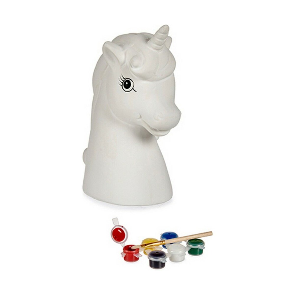 Paint Your Own Money Box Pincello 87697 87697 Ceramic Unicorn 10 x 14,5 x 8,5 cm (12 Units)