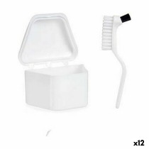 Set für Zahnprothesen Berilo 37589 37589 Weiß Polypropylen (12 Stück)