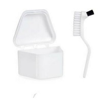 Set für Zahnprothesen Berilo 37589 37589 Weiß Polypropylen (12 Stück)
