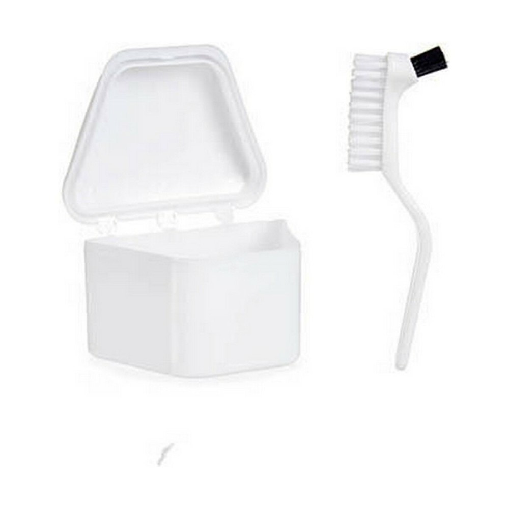 Set für Zahnprothesen Berilo 37589 37589 Weiß Polypropylen (12 Stück)