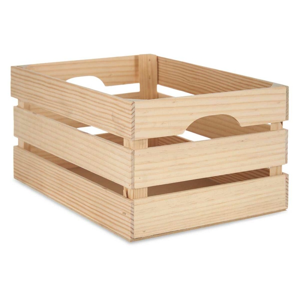 Decorative box Gift Decor CXMAFM CXMAFM Natural Pinewood Pine (3 Units)