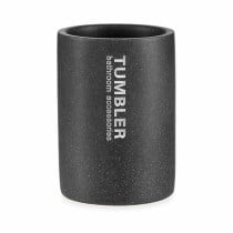 Support pour brosses à dents Berilo 77935 Tumbler Gris Résine 7,5 x 10,2 x 7,5 cm (12 Unités)