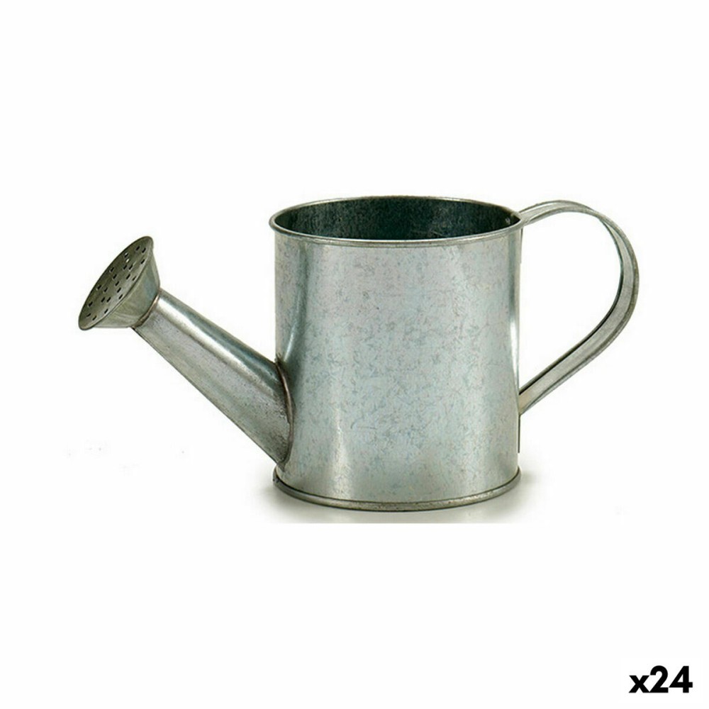 Planter Ibergarden I00111-B I00111-B Silver Zinc Watering Can 24,5 x 11 x 11 cm (24 Units)