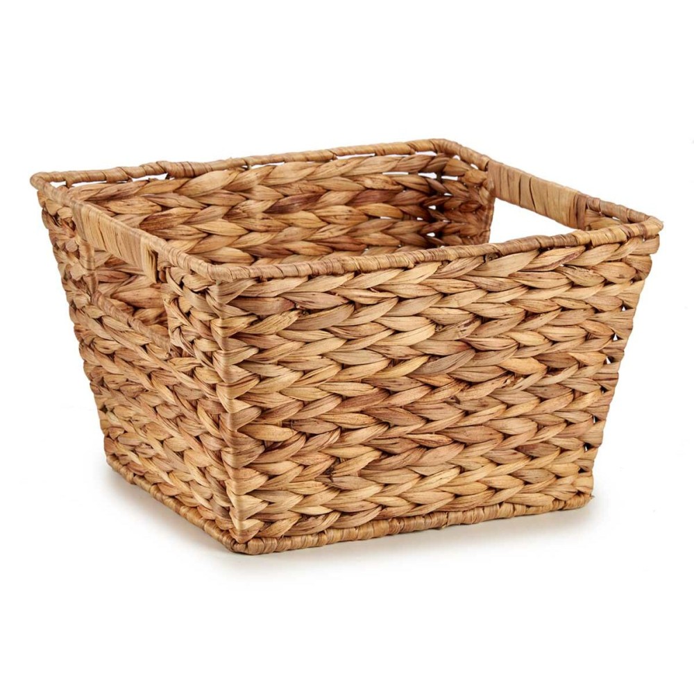 Basket Gift Decor SF28052S SF28052S Brown Metal Water hyacinth (12 Units)