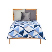Reversible Bedspread Gift Decor 3520 3520 Blue White 180 x 260 cm 260 x 0,3 x 180 cm (6 Units)