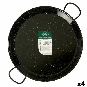 Pfanne La Dehesa 0250-LD 0250-LD Schwarz Emaillierter Edelstahl Ø 50 cm 64 x 6 x 54 cm (4 Stück)