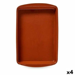 Plat de Four La Dehesa 0338 0338 Faïence 40 x 5 x 26,5 cm (4 Unités)