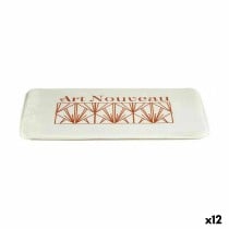 Bath rug Berilo 89567 BM308AB-18D Art Nouveau White Bronze PVC 40 x 1,5 x 60 cm (12 Units)