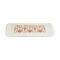 Tapis de bain Berilo 89567 BM308AB-18D Art Nouveau Blanc Bronze PVC 40 x 1,5 x 60 cm (12 Unités)