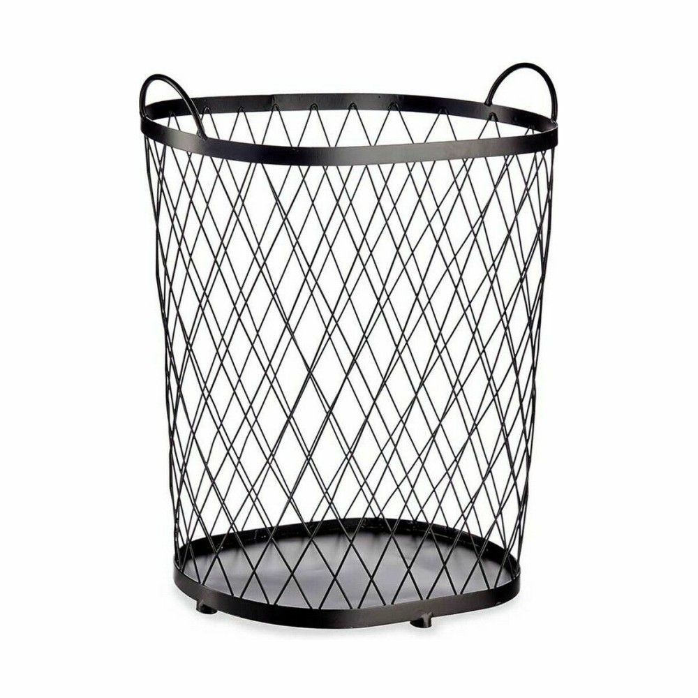 Basket Gift Decor B2608 B2608 Black Metal 40 L (4 Units)