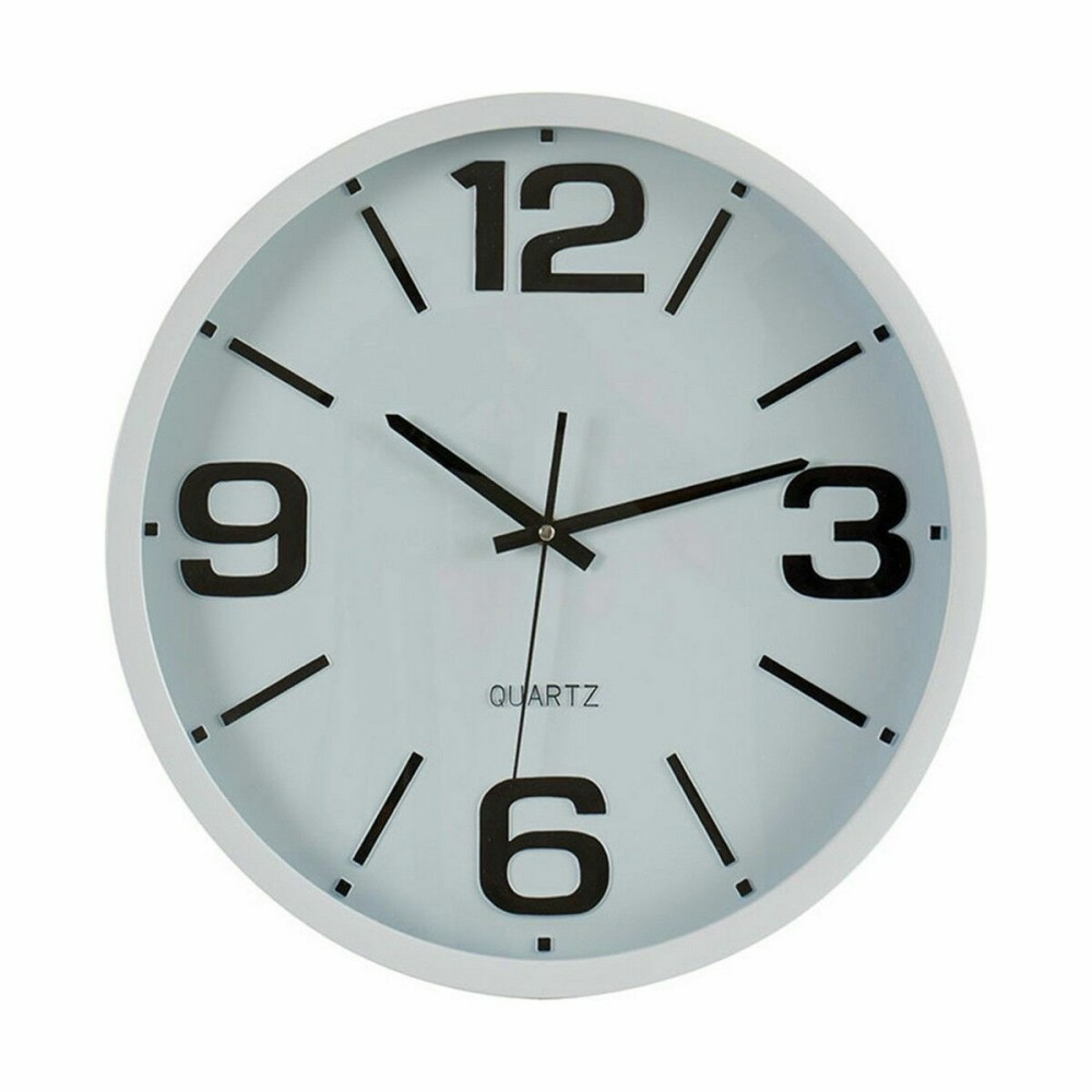Wall Clock Gift Decor WH-6288W&B WH-6288W&B White Black Crystal Plastic 40 x 40 x 5 cm 40 x 5 x 40 cm (6 Units)