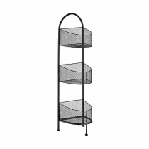 Shelves Gift Decor B2607 B2607 Black Metal 21,2 x 97 x 28,5 cm (4 Units)