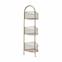 Shelves Gift Decor B2607 B2607 Golden Metal 21,2 x 97 x 28,5 cm (4 Units)