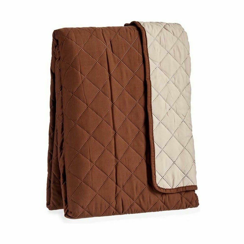 Housse de canapé Gift Decor 05742 05742 Marron Beige 290 x 200 x 0,5 cm Rembourré (6 Unités)
