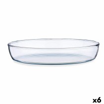 Serving Platter Pasabahce 1001117-59074 Borcam Oval 3,3 L 25 x 6,5 x 35,2 cm (6 Units)