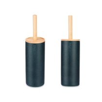 Brosse de salle de wc Berilo B5456BC-5 - 440 B5456BC-5 - 440 Noir Bois Résine 10,2 x 38 x 10,2 cm (4 Unités)