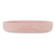 Soap dish Berilo B5456BC-4 - 458 B5456BC-4 - 458 Pink Resin Bamboo 12,5 x 2,5 x 8,5 cm (6 Units)