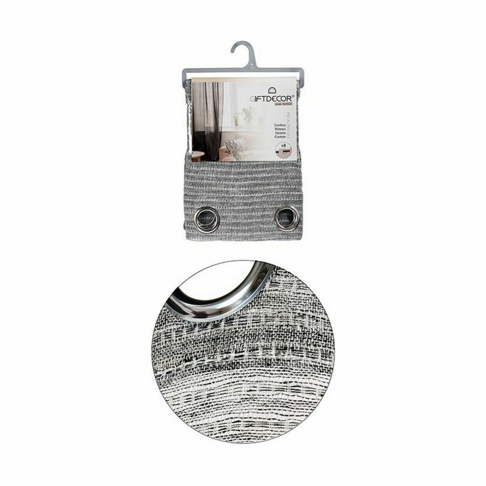 Vorhang Gift Decor SLB8694 SLB8694 Grau 140 x 260 cm 34 x 3,5 x 26 cm 140 x 0,1 x 240 cm