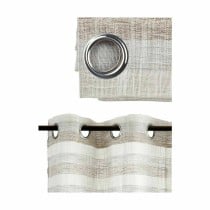Rideau Gift Decor SLB8599-4 SLB8599-4 Gris foncé 140 x 0,1 x 260 cm Rayures