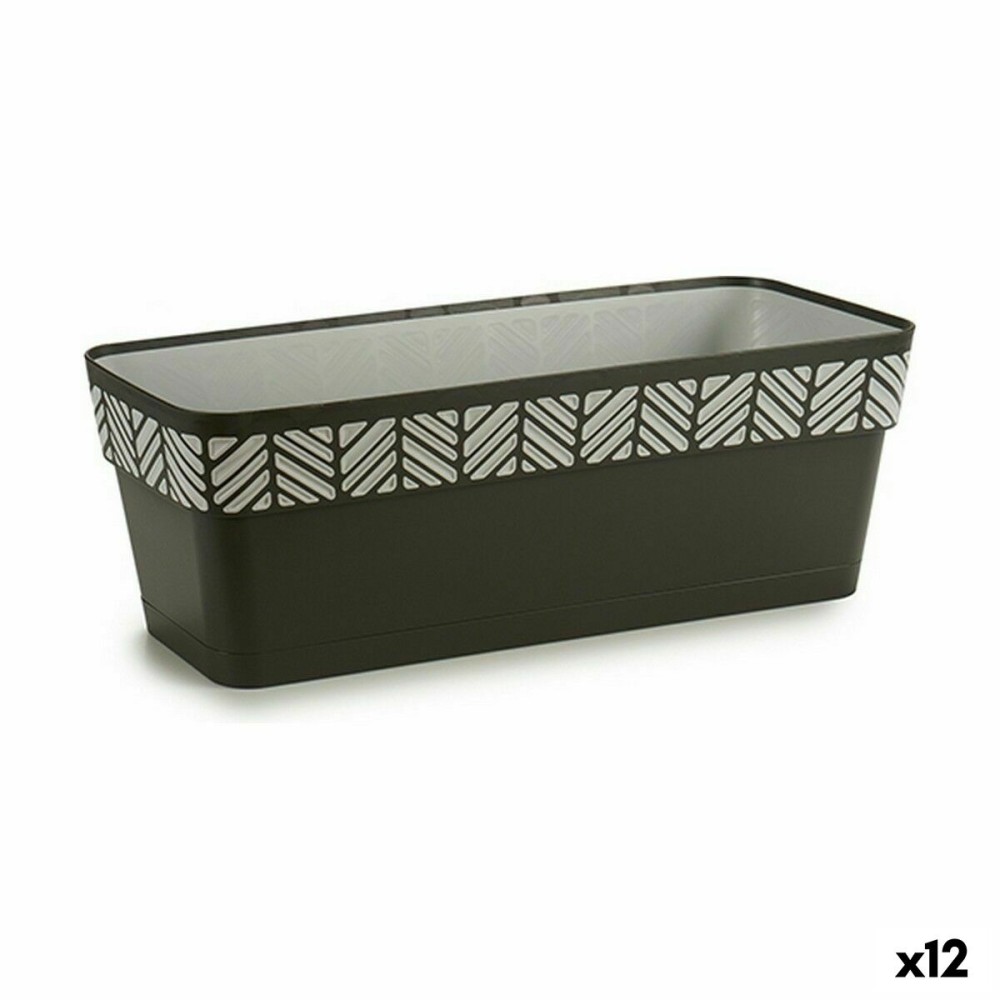 Planter Stefanplast 94953 Orfeo Anthracite Plastic 18 x 17 x 49,5 cm (12 Units)