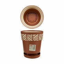 Pot auto-arrosant Stefanplast 94501 Orfeo Terre cuite Plastique 19 x 19 x 19 cm (12 Unités)