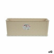 Jardinière Stefanplast 73760 73760 Beige Plastique 17,5 x 16 x 48,5 cm (12 Unités)