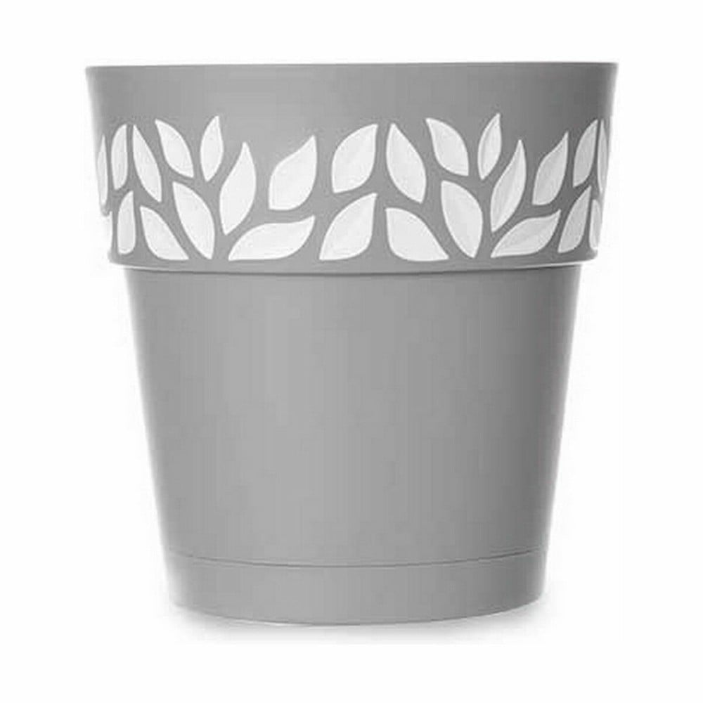 Selbstbewässernder Blumentopf Stefanplast 94167 Cloe Grau Kunststoff 29 x 29 x 29 cm (6 Stück)